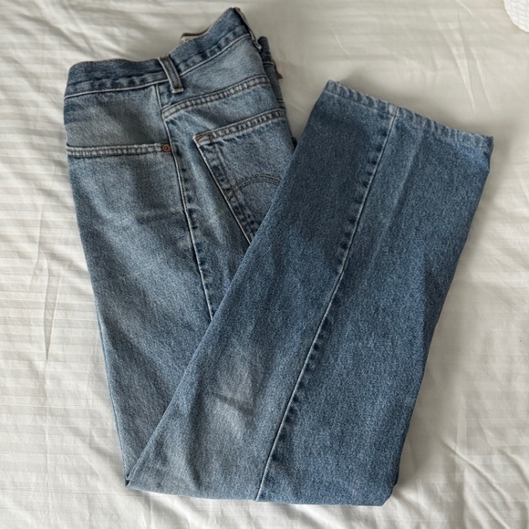 Levi's - Light Blue Regular Fit 505 Jeans - Picture 4 of 13